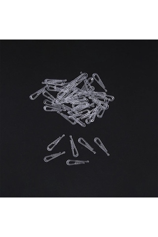 Aero Gömlek Klipsi 50 Mm Şeffaf 1.000 Adet Şeffaf