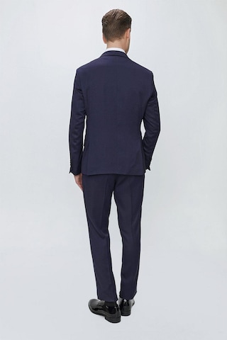 Efor Black 062 Slim Fit Çıkarılabilir Saten Yaka Lacivert Damatlık Smokin Takım Lacivert