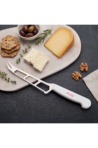 Aryıldız Yumuşak Peynir Bıçağı Beyaz 16 Cm Çok Renkli