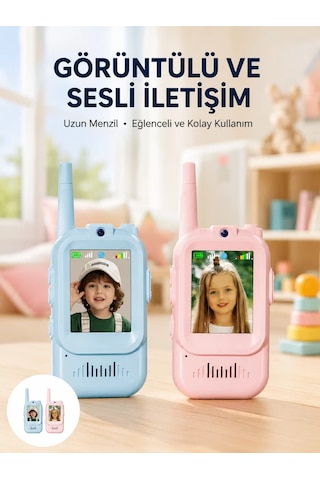 Uzun Menzilli Video Walkie Talkie Eğitici Ve Eğlenceli Oyuncak 27526353