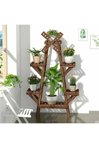 Alandekor Ahşap Dekoratif Çiçeklik Saksılık Balkon Bahçe Standı - 439425843 Ceviz Alandekor Ahşap Dekoratif Çiçeklik Saksılık Balkon Bahçe Standı - 439425843 Ceviz
