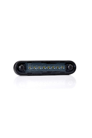 Frıstom Ft-073 Dark Long 8 Ledli Pozisyon Lamba Ledli Turuncu 12v - 36v 0,15 Mt Siyah Lastik Contalı