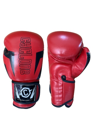 Cyclone Clash Orijinal Deri Boks Ve Kick Boks Eldiveni Kırmızı