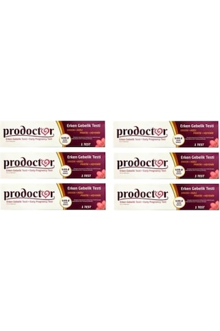 Prodoctor Erken Gebelik Testi 6 Adet Prodoctor Erken Gebelik Testi 6 Adet