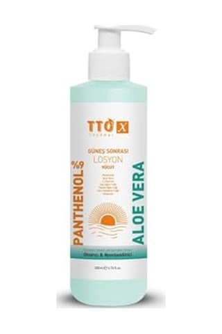 X Aloe Vera Losyon Güneş Sonrası Bakım, Nemlendirici, Ferahlatıcı, Yatıştırıcı 200 Ml