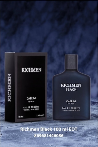 Gabrini Richmen Black Erkek Parfüm EDT 100 ML