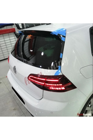 Volkswagen Golf 7 4 Parça Spoiler. R Spoiler. Abs Plastik Boyasız