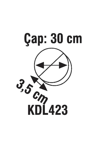 Kdl423b Siyah Kasa Yuvarlak Sıva Üstü Led Panel Armatür 24w Beyaz Işık