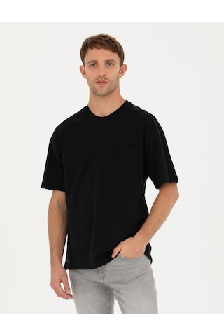 Pierre Cardin Erkek Siyah Tişört 50289362-Vr046 Siyah