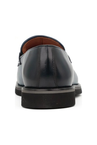 Hakiki Antik Deri Eva Taban Loafer Model Erkek Ayakkabı - Tuna 3898 Lacivert