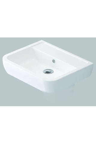 Idevit Halley Lavabo Dikdörgen Tezgah Üstü Çanak Mini 45CM Hariç