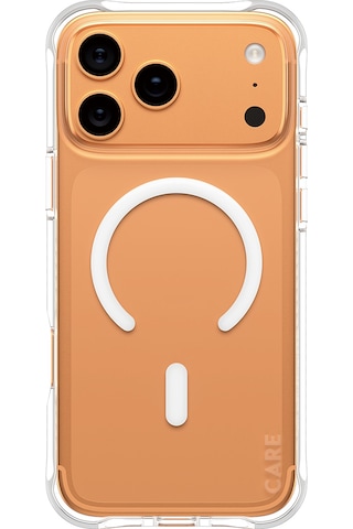 Care By Panzerglass Fashionable Apple Uyumlu iPhone 17 Pro Max Samba Transparent Beyaz Magsafe Kılıf