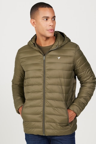 AC&Co / Altınyıldız Classics Erkek Hakı Standart Fit Normal Kesim Kapüşonlu Mont Haki