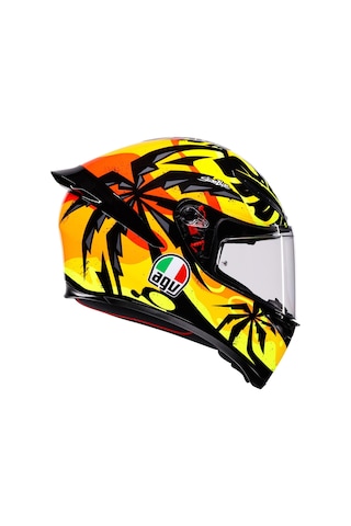 Agv K1s Tropicrush Kapalı Kask Sarı-siyah
