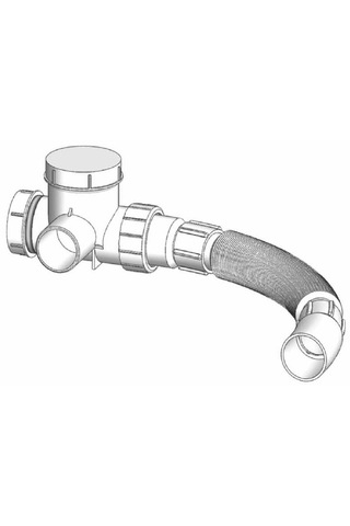 Hava Santral Drenaj Yoğuşma Su Tahliye Toplu Körüklü Sifon- Esnek