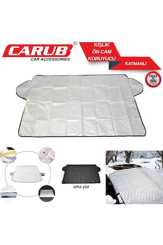 Kışlık Ön Cam Koruyucu Katmanlı 150x116 Cm