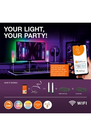 İki Parçalı Led Ampul Seti, Akıllı Tasarım Açık Kahverengi