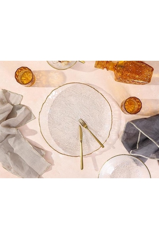 Porland New Moon Altın 32cm Cam Supla Altın