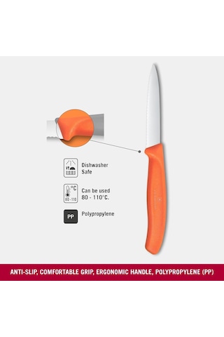 Victorinox 6.7639.c1 Swiss Classic 8cm Tırtıklı Soyma Bıçağı Çok Renkli