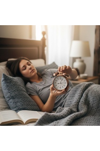 Nostaljik Çalar Saat Retro Tasarım, Sessiz Akan Mekanizma, Yüksek Sesli Alarm, Masa Ve Komodin İçin Dekoratif Saat 5570 Sarı