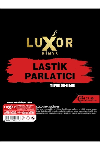 Luxor Kimya Gold Serisi Lastik Parlatıcı 473 ML + Sünger
