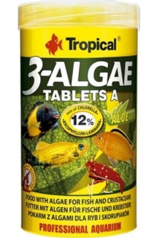 Tropical 3-Algae Tablets A 2kg / 4.500 Adet