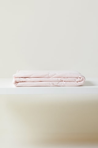 Ocean Home Textile %100 Pamuk Penye Pembe Kalp Nakışlı Bebek Çok Amaçlı Örtü 90 X 120 Cm