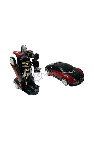 Transformers Robota Dönüşen Pilli Bugatti Oyuncak Araba