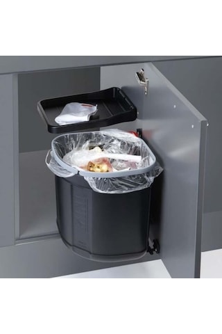 Franke Dolap İçi Mini Sorter Çöp Kutusu 17 L Siyah