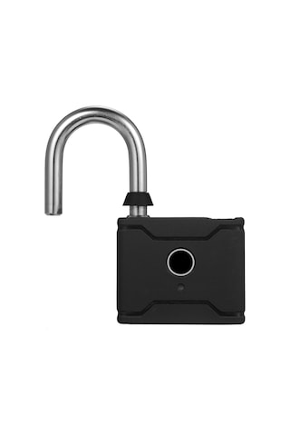 Hallow-t1006d Akıllı Parmak İzi Asma Kilit Şarj Edilebilir,siyah