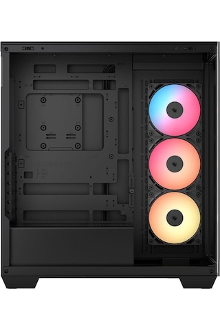 3500x Rs-r Siyah 3x120mm Argb Fan Temperli Cam Mid Tower E-atx Gaming Kasa Cc-9011322-ww