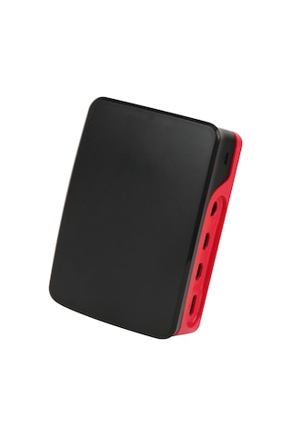 Hombey Raspberry Pi 4b İçin Dayanıklı Abs Koruyucu Kılıf - Tam Uyumlu Delikler, Kolay Kurulum, Korozyon Ve Toz Koruma Siyah-kırmızı