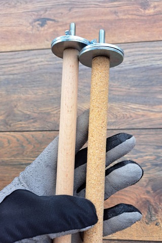 Venty 2'li Doğal ve Pedikür Tünek 35 cm / Ø 14 mm Sultan, Kakariki, Muhabbet, Forpus, Sevda, Cennet