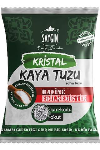 Saygın Kaya Tuzu Poşet Sofralık 500 G