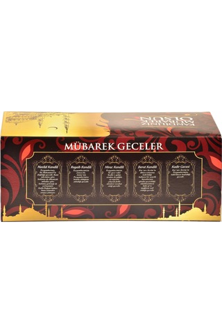 Miyo Ambalaj Kandil Simidi Kutusu Krome Karton 10lu 100'lü 10 x 10 x 25 CM