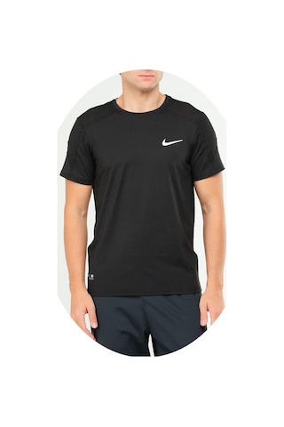 Nike Ef-4574 Erkek Polyester T-shirt Siyah