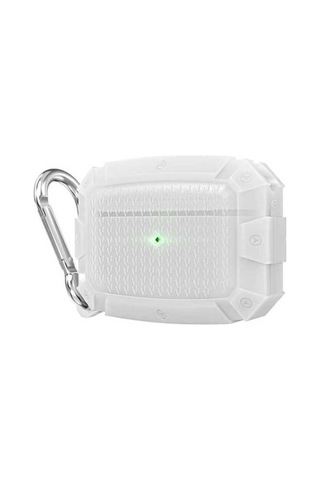 Apple AirPods Uyumlu Pro Kılıf Zore Airbag 10 Silikon Renksiz