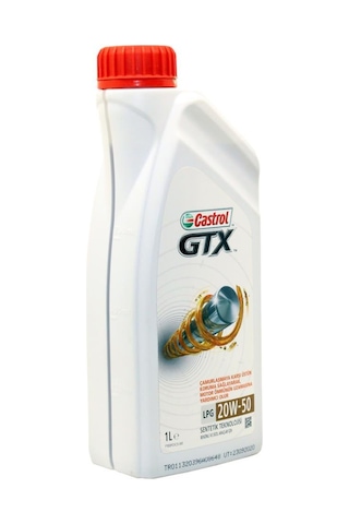 Castrol GTX LPG 20W-50 Motor Yağı 2 x 1 L