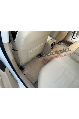 Volkswagen Passat B7 2011-2012 Arası 3d Kauçuk Havuzlu Bej Paspas