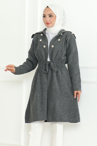 Beylem Beli Lastikli Triko Kap 1193 - Antrasit