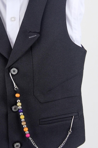 Doctor Junior Erkek Çocuk Yakalı Yelek Pantolon Takım Siyah
