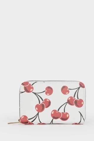 Defacto Kadın Meyve Baskılı Suni Deri Cüzdan F6793axnswt1 Beyaz