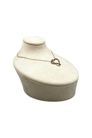 Yerli Üretim Yerde Model Sardunya Kumaş Krem Renk Boy 12 Cm En 14 Cm Kolye Takı Mankeni Çok Renkli