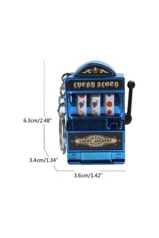 Meyve Makinesi /slot Anahtarlık /çanta Charm