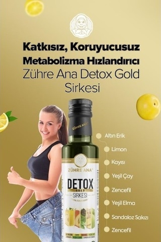 Zühre Ana  Gold Sirkesi Doğal Fermantasyon