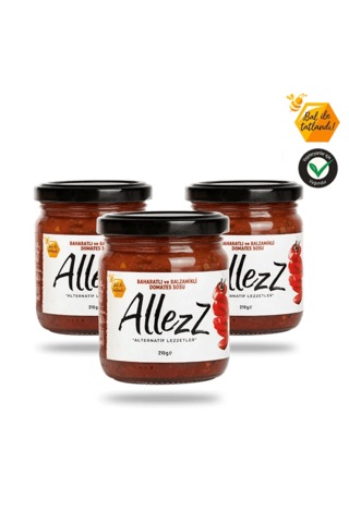 Allezz Baharatlı ve Balzamikli Domates Sosu 3 x 210 G