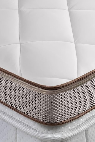 Topper 4.0 - Lateks Yatak Pedi - %100 Pamuk Air Cool Nefes Alabilen Kılıflı Beyaz