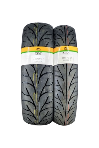 150/60-17 Ve 110/70-17 Tl Tubeless - Dubleks Lastik Takımı