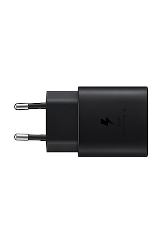 Samsung Uyumlu Galaxy M51 Type-C Fast Şarj Başlığı 25W Siyah