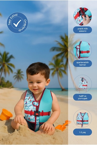 Babyjem Çocuk Yüzme Yeleği Yeşil